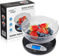 Kitchen Scale with Removable Bowl, 11 lb x 0.1 oz, Meal Prep