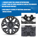 15 Inch Universal Hubcaps for Steel Wheel Rims Covers