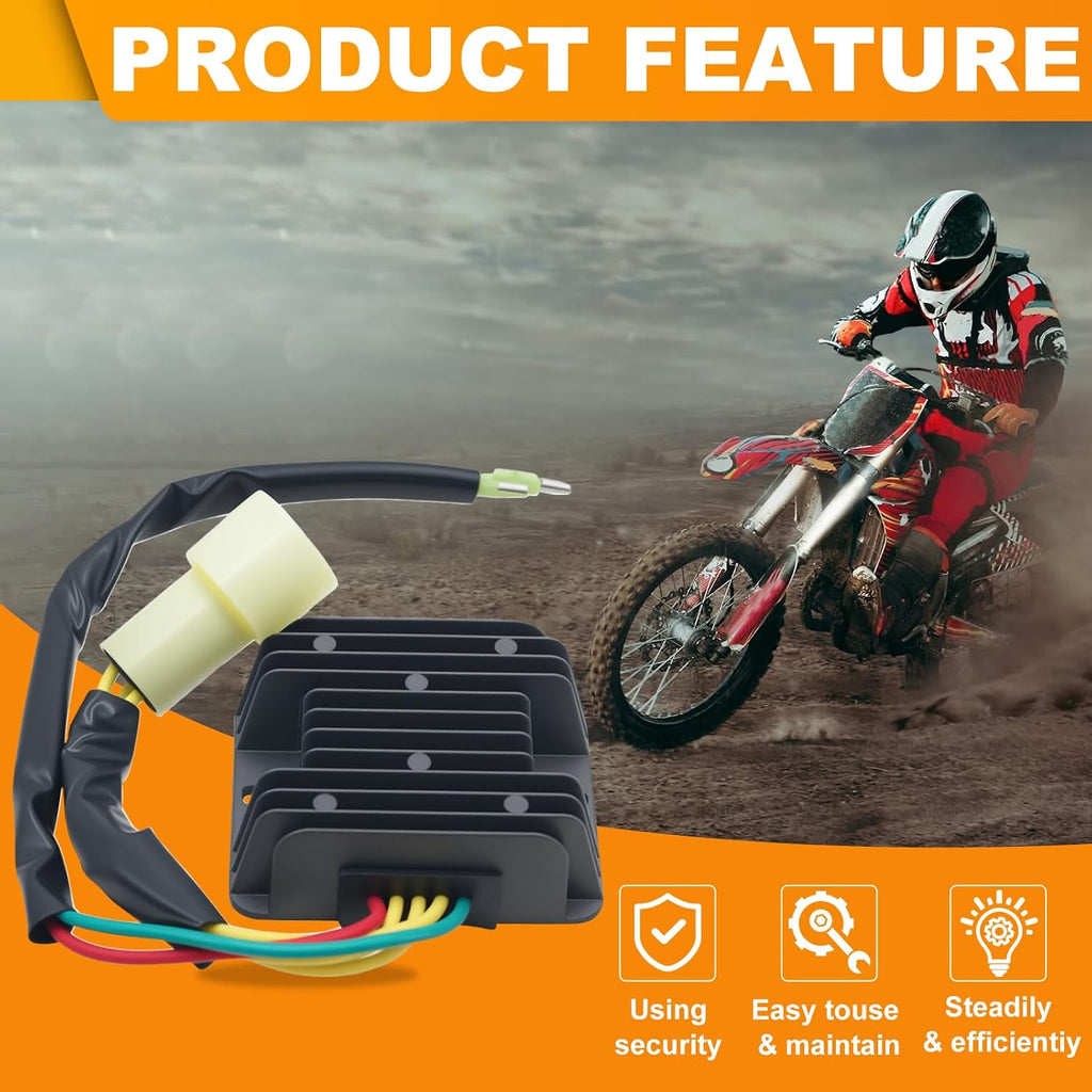 Voltage Regulator Rectifier & Starter Relay Solenoid for Honda 300 Fourtrax