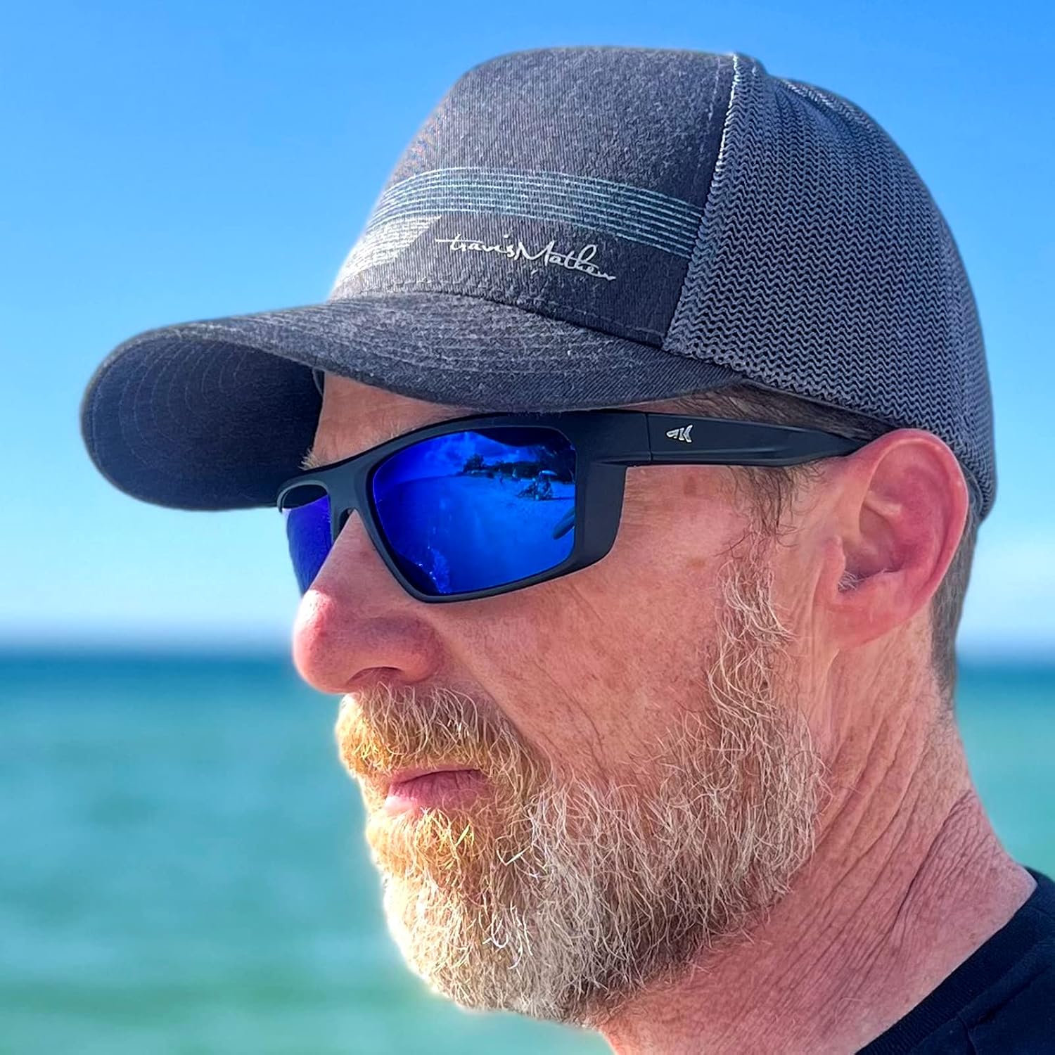 Huzzah Polarized Sport Sunglasses for Men and Women, Wrap Design | PuriVex Water & Salt Repellent, UV Protection