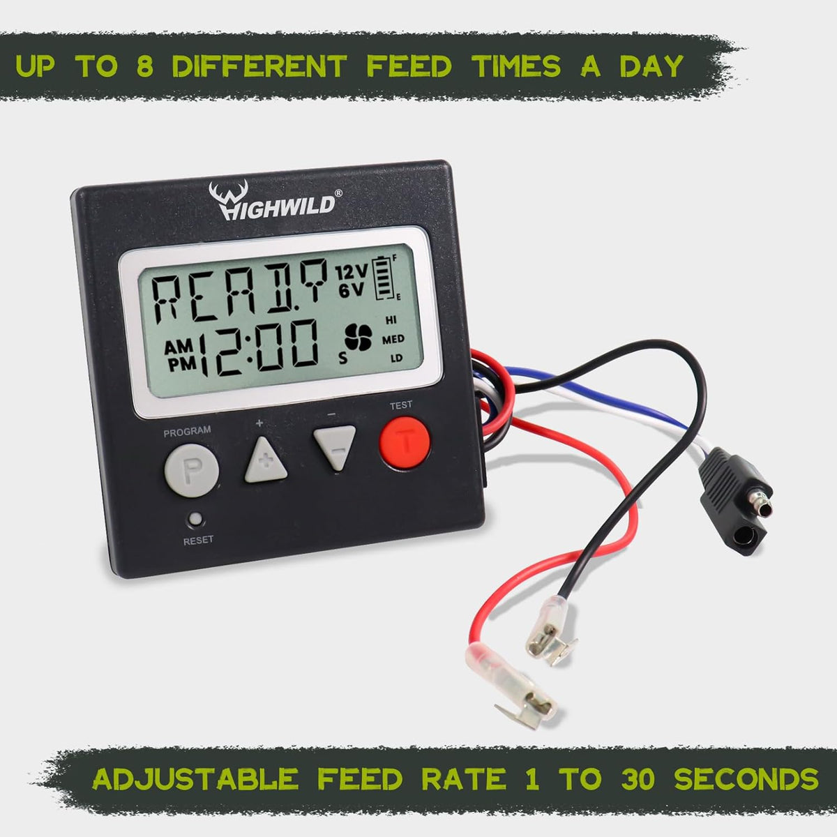 6V/12V Universal Game Feeder Digital Timer