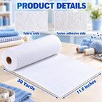 Fusible Fleece Interfacing, 11.6" x 30 Yds Medium Weight Iron on Padding