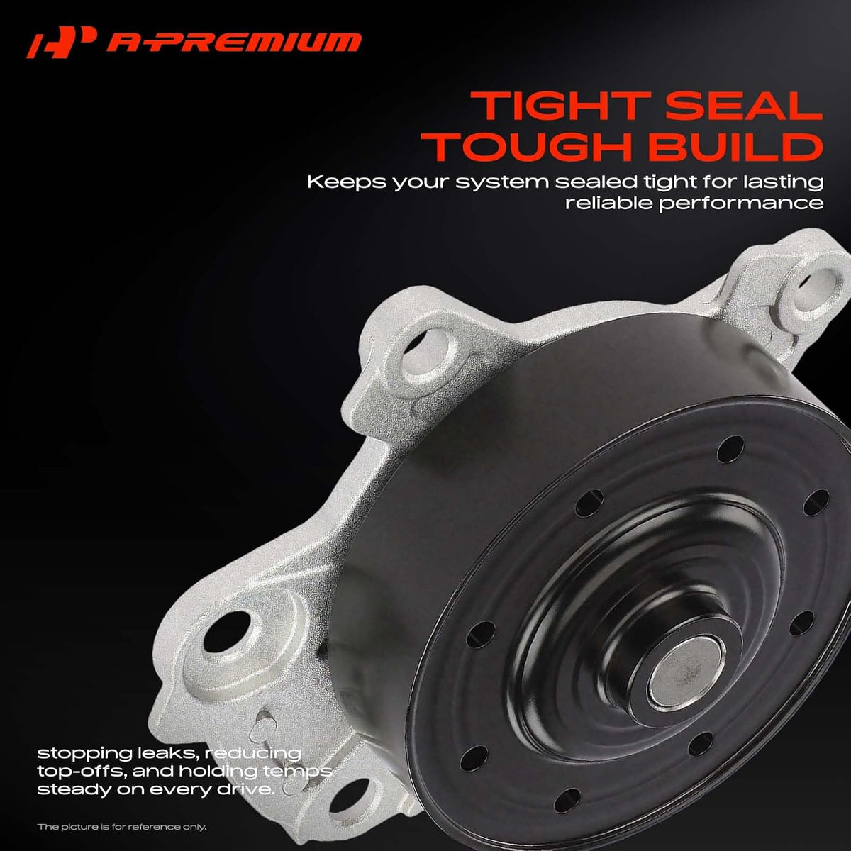 A-Premium Engine Water Pump (L4 1.8L) Compatible with Pontiac, Toyota