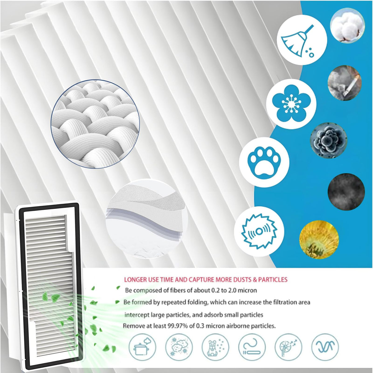 Replacement Accessories Kit For Narwal Freo X10 Pro Robot Vacuum: 14 pack