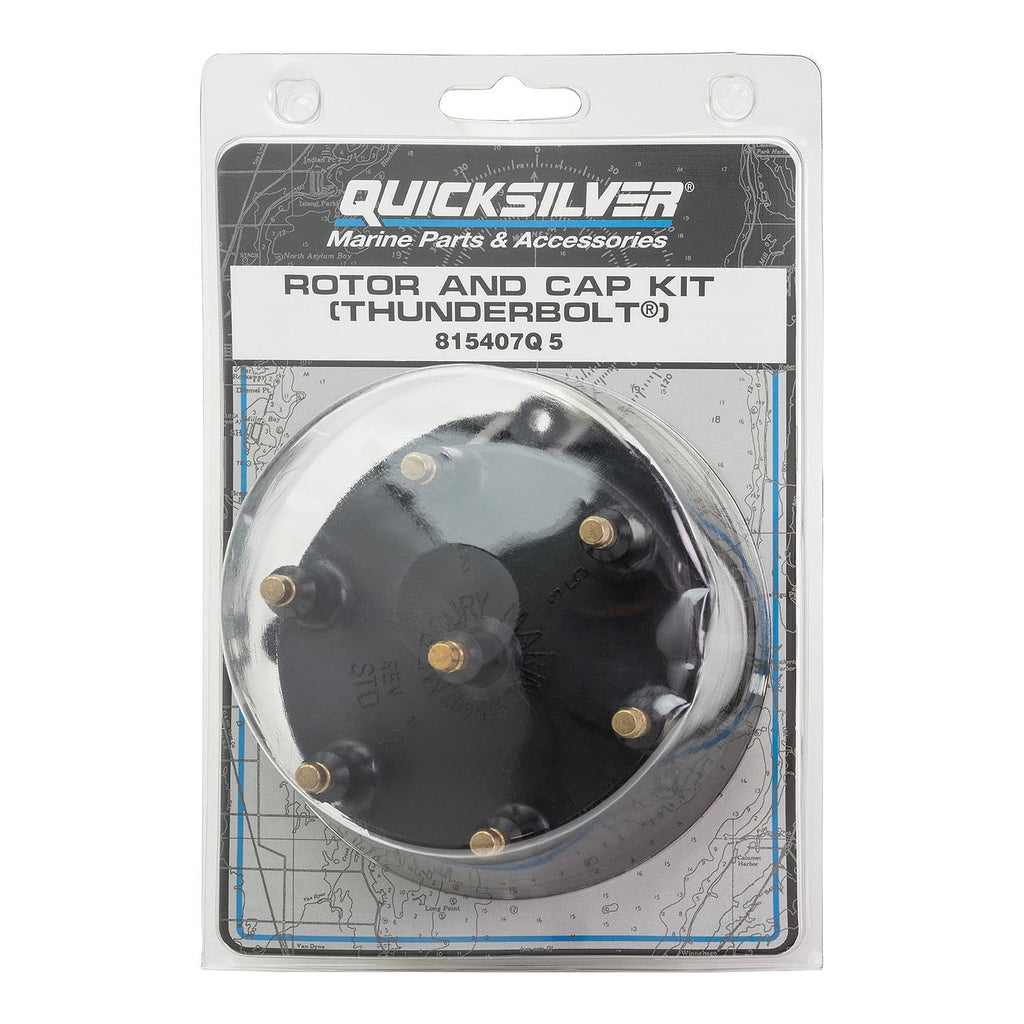 Quicksilver 815407Q5 Distributor Cap Kit for Marinized V6 Engines by GM with Thunderbolt IV and V HEI Ignition Systems