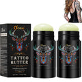 Tattoo Aftercare Butter Balm,Natural Organic Tattoo Cream Moisturizer for Old & New Tattoos Healing Brightener Color