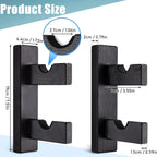 Pool Stick Holder Wall Mount Pool Stick Rack Billiard Cue Racks | Solid wood, horizontal display and storage of 2