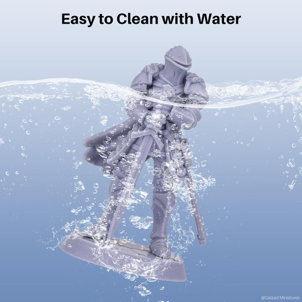 ELEGOO Upgraded Water Washable Resin 2.0, Grey 1000G | 3D Printer Resin Low Viscosity and High Precision, 405nm Rapid