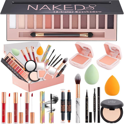 Makeup Kit for Women Full Kit,Professional Makeup Set,Includes 12 Colors Eyeshadow Palette And multiple