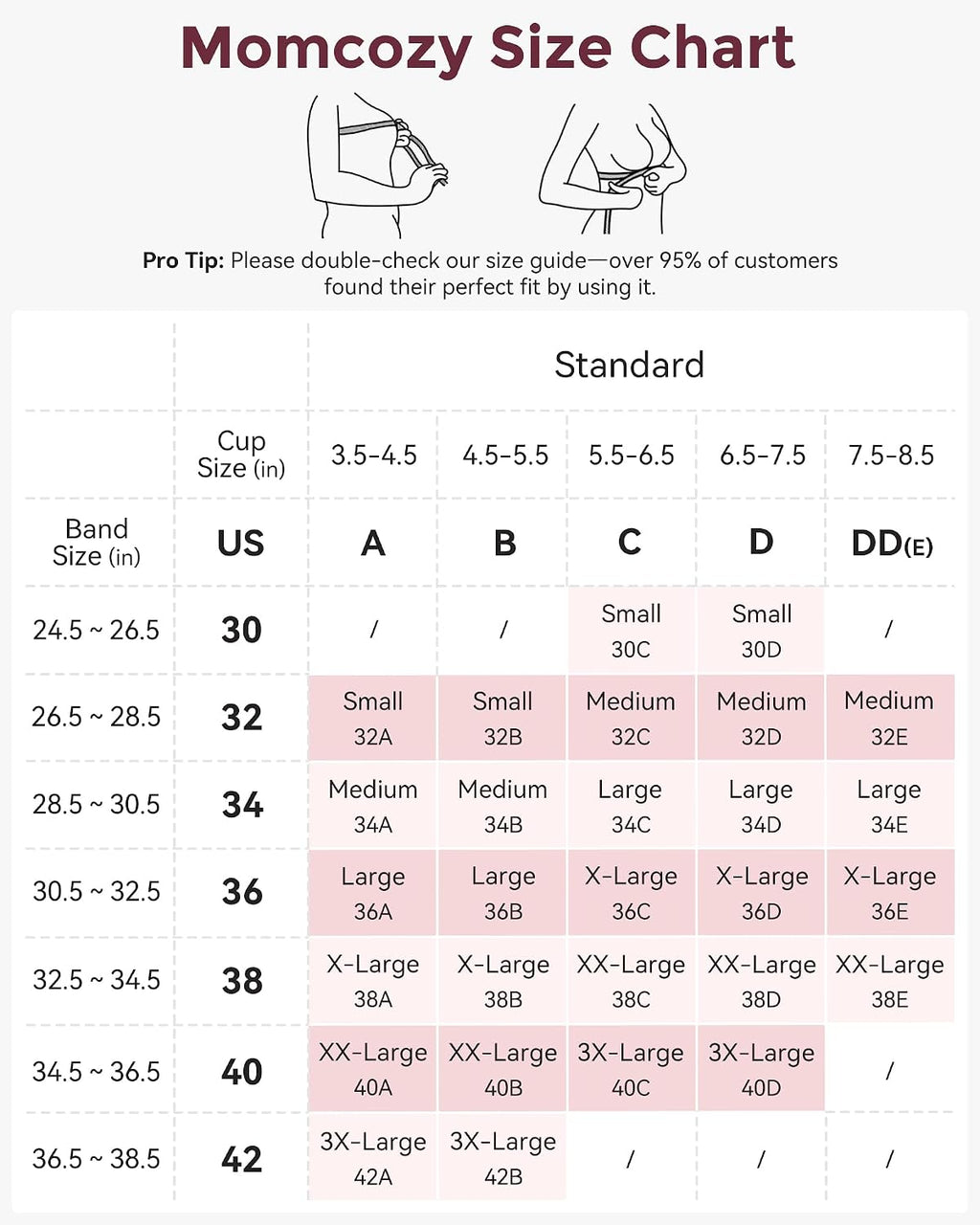 Nursing Bras for Breastfeeding YN21 Seamless Comfort Maternity Bra