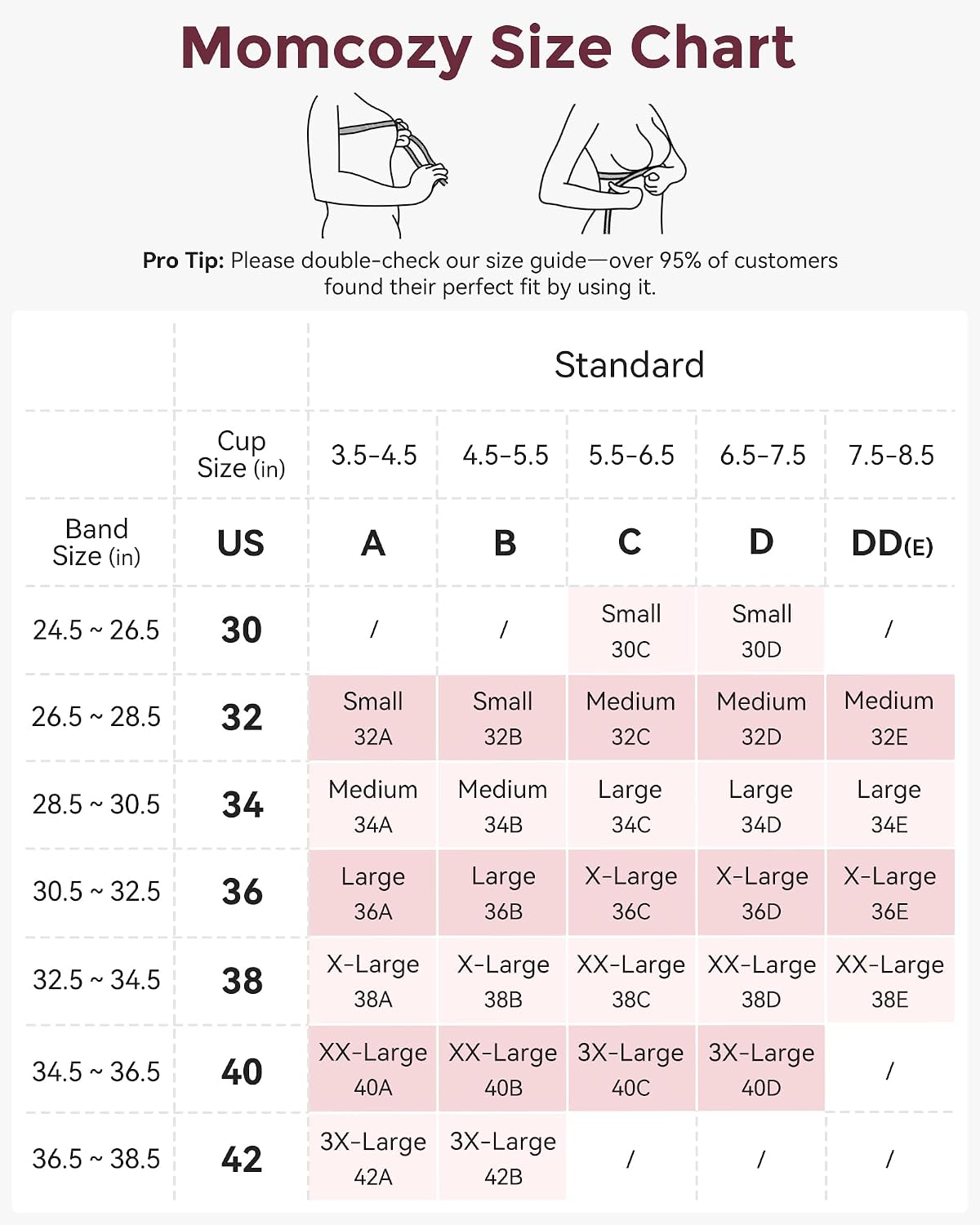 Nursing Bras for Breastfeeding YN21 Seamless Comfort Maternity Bra