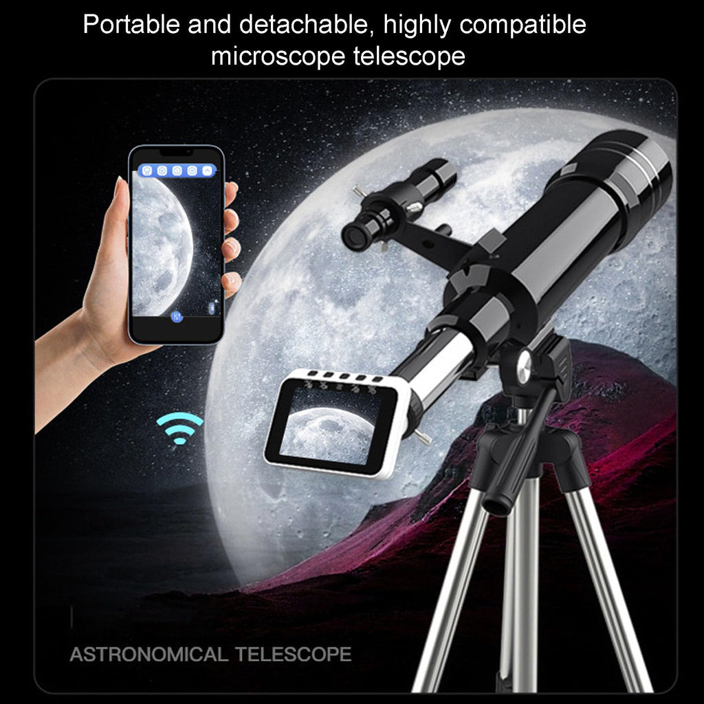 WiFi Telescope Camera Digital Eyepiece, 2.8in Display 1080P HD Video Live View, Wireless Astronomy Camera for