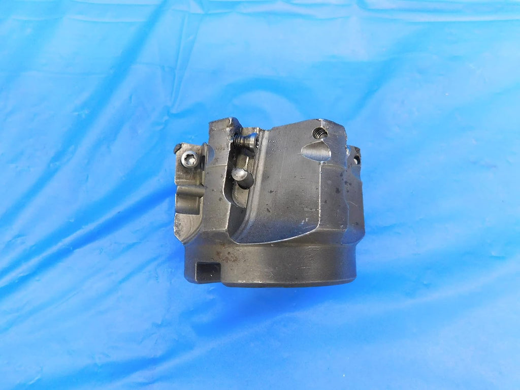 ISCAR 2 1/2" O.D. FACE Mill F90A-D2.5-1.00 1" Pilot 3/8" Key Holds 6 Inserts - MH3160CF2