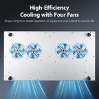7000W Commercial Double Induction Cooktop Countertop