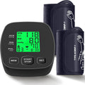 Blood Pressure Monitor for Home Use, Upper Arm Wide Range Cuff Fits Pediatric to Large Adult, Easy to Use Accurate