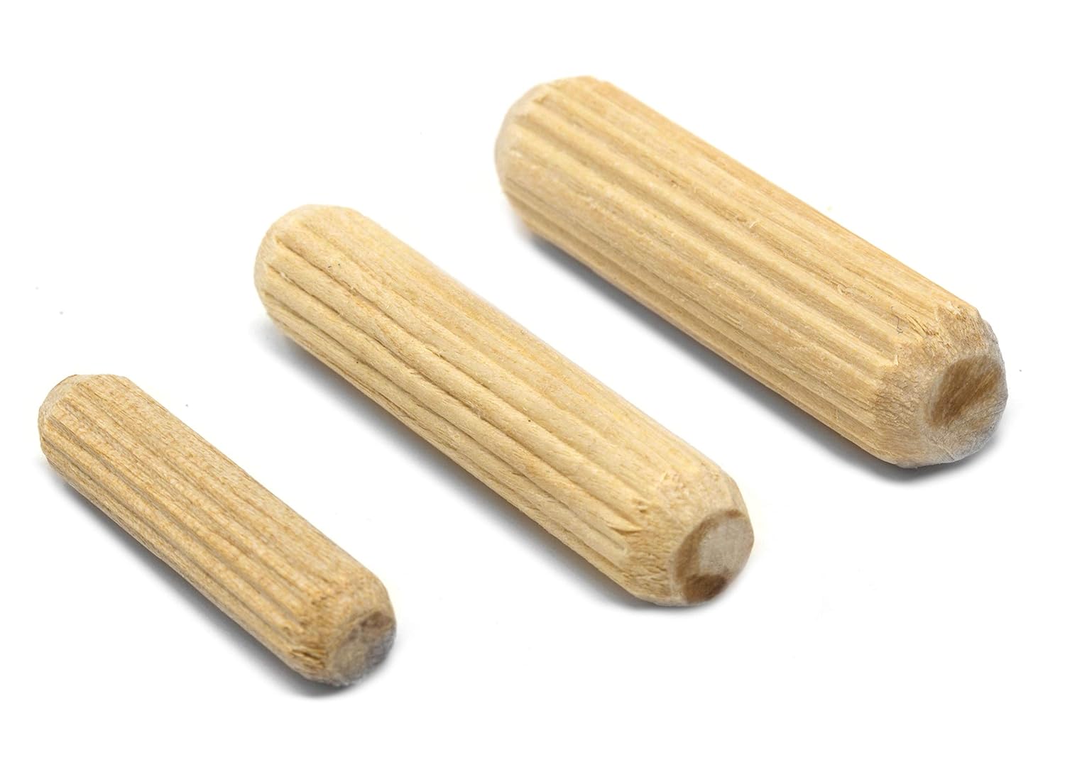 JN400D 400-Piece Fluted Dowel Pin Variety Bucket with 1/4, 5/16, and 3/8-inch Woodworking Dowels