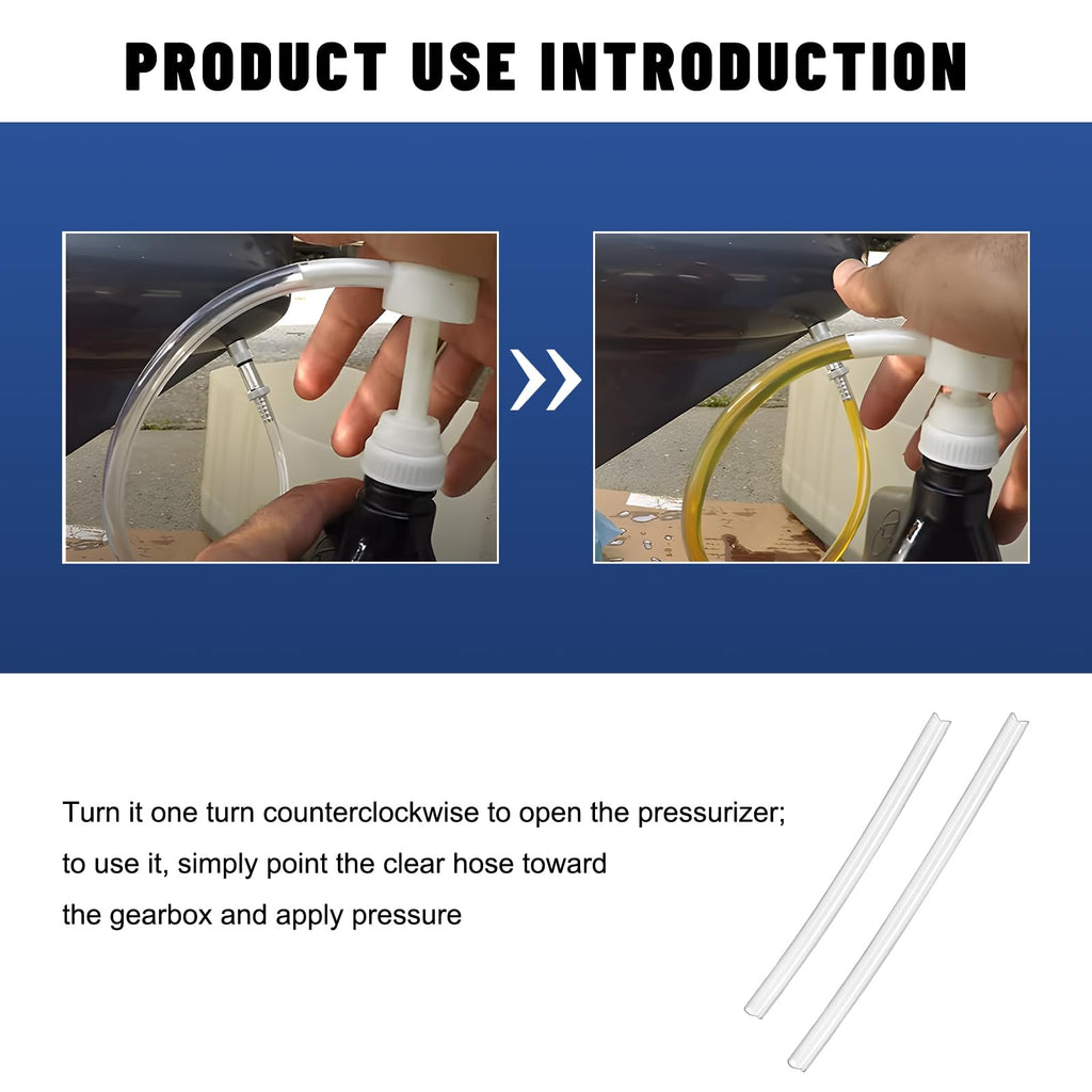 Rdxcv Fluid Pump for Quart Bottle, Fluid Hand Pump (Long Hose,1PCS)