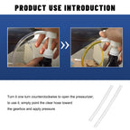 Rdxcv Fluid Pump for Quart Bottle, Fluid Hand Pump (Long Hose,1PCS)