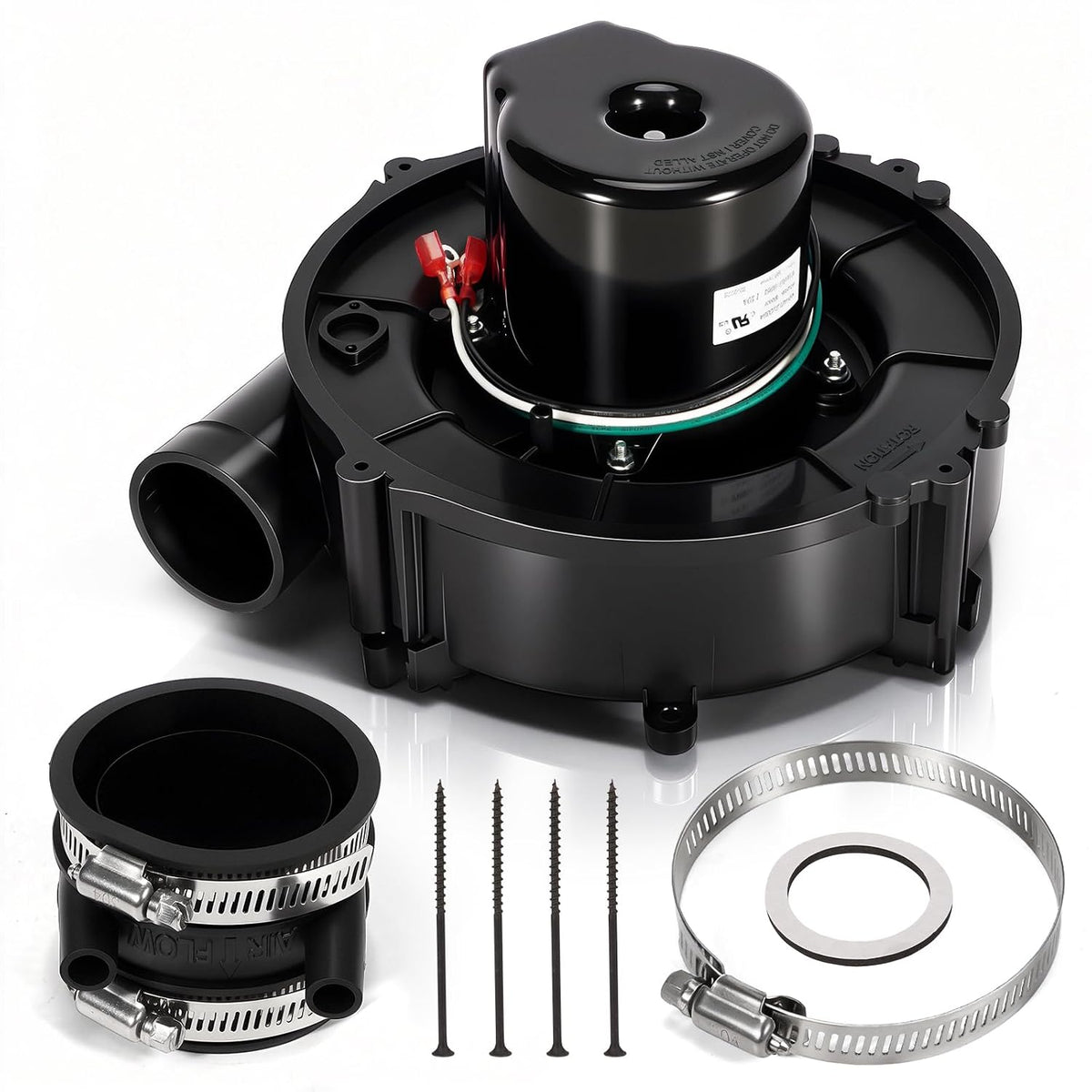 1172823 Furnace Draft Inducer Motor 1014338, Fit for Heil/ICP/Tempstar/Arcoair/Comfortmaker Furnace Blower Motor - Replace HQ1014338FA Draft Inducer Motor w/Shaded Pole Ball Bearing