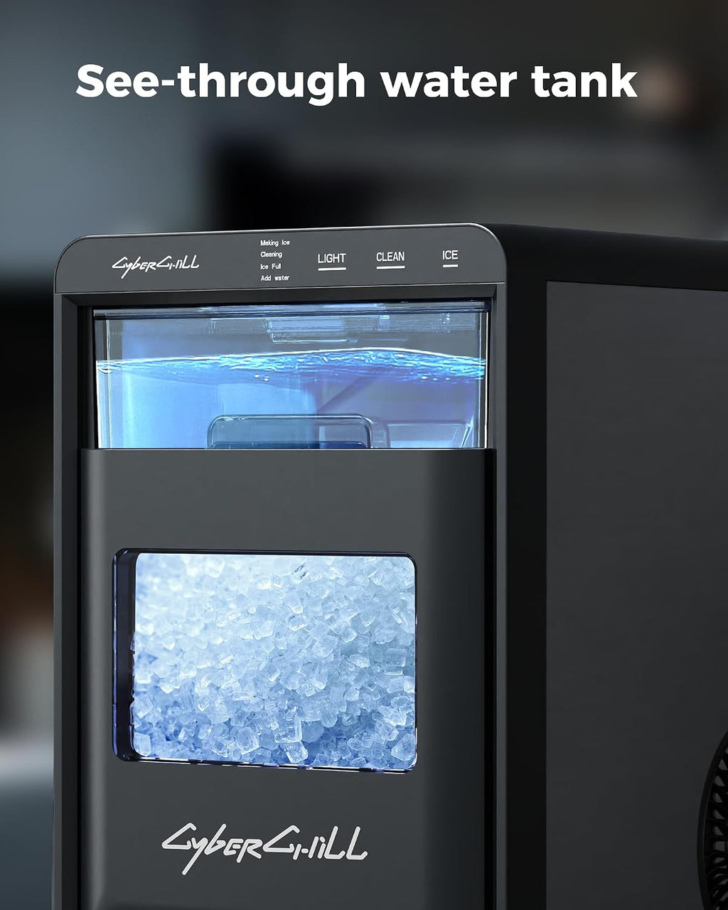 Nugget Ice Makers Countertop, 44lbs Per Day, Pebble Ice Machine