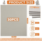 30 Pack 10 x 12.5 Inch 80PT Chipboard Sheets