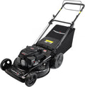 22-Inch Self Propelled Gas Lawn Mower, 170cc 4-Cycle OHV Engine, 3-in-1 Mulch/Bag/Rear Discharge, 6 Cutting Heights