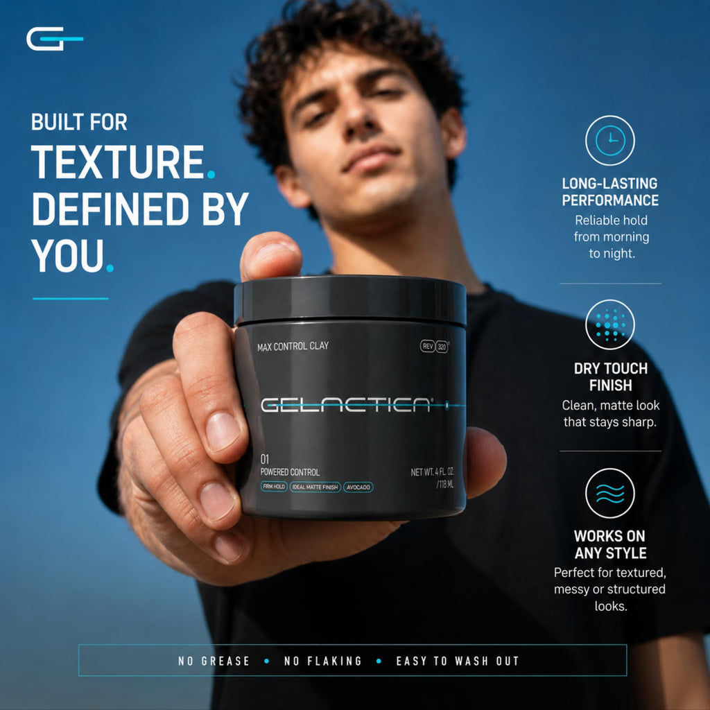Max Control Hair Clay for Men Matte Finish High Hold 4oz