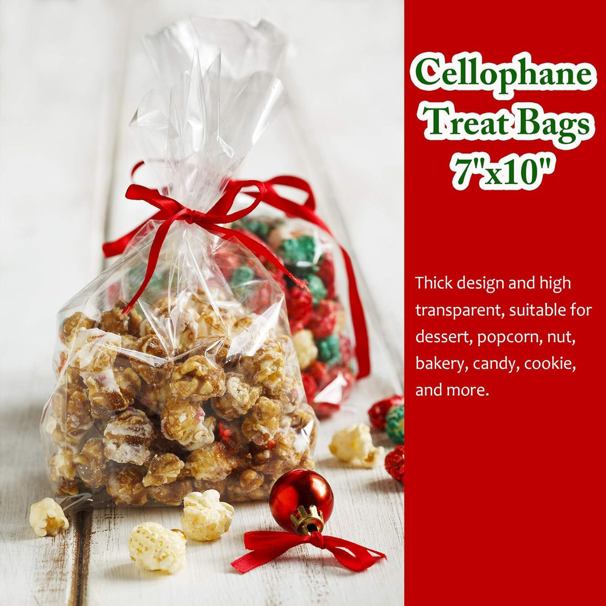 Cellophane Treat Bags 7x10 Inch 200 Pcs