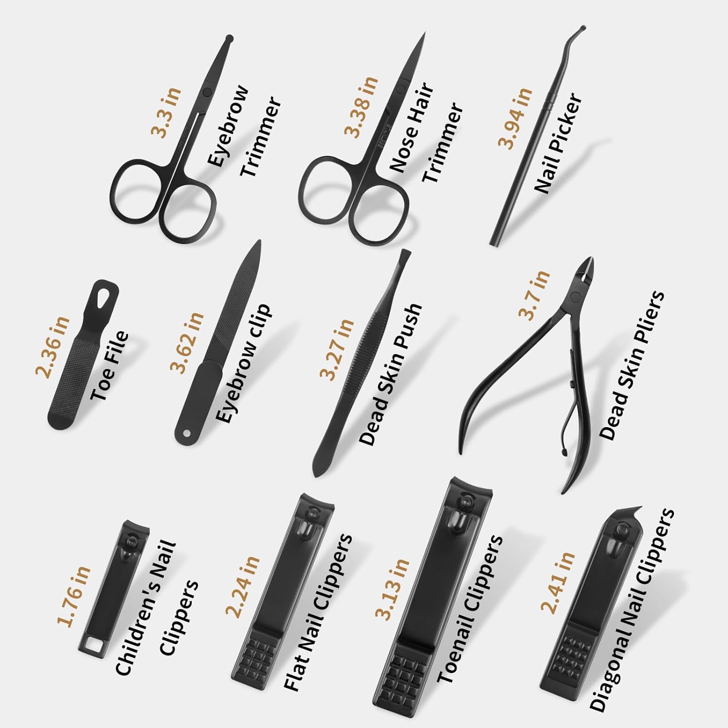 Manicure Set Professional Nail Clipper Kit-26 Pieces Stainless Steel Manicure Kit,Nail Care Tools with Luxurious