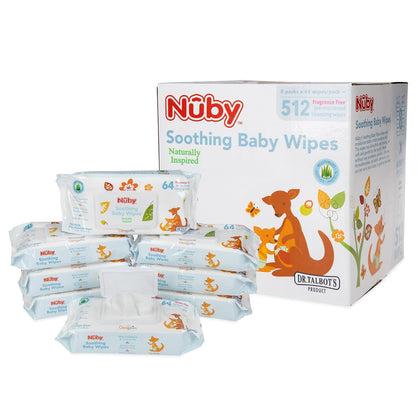 's Soothing Ultra Premium Baby Wipes - 512 Count