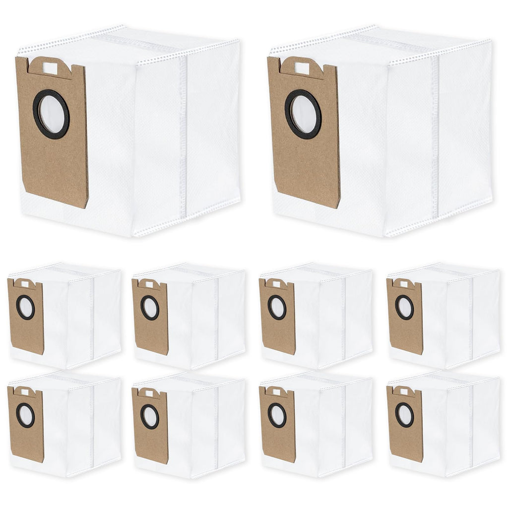 10 Pack D10 Dust Bags Compatible With Dreametech D10 Plus Robot Vacuum
