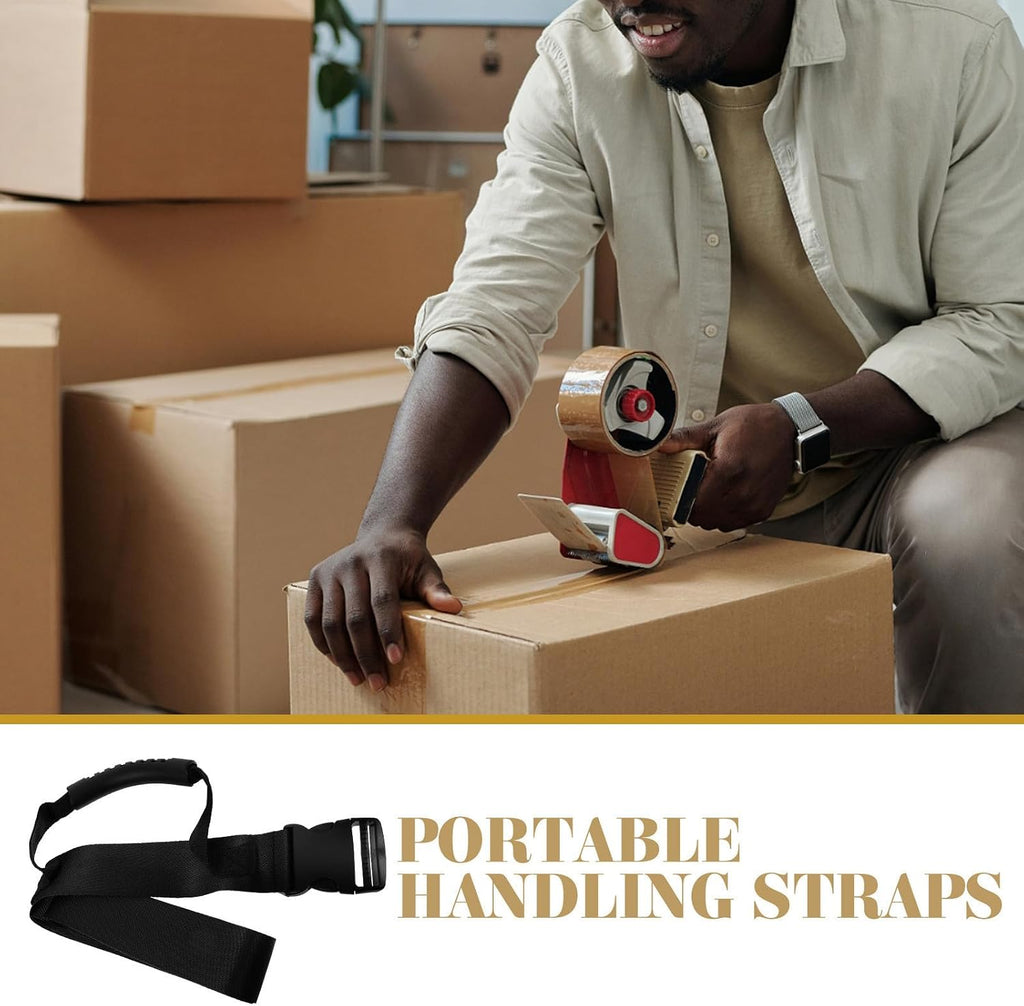 Handle Moving Strap Foldable Nylon Carry Belt with Easy Tightening Buckle