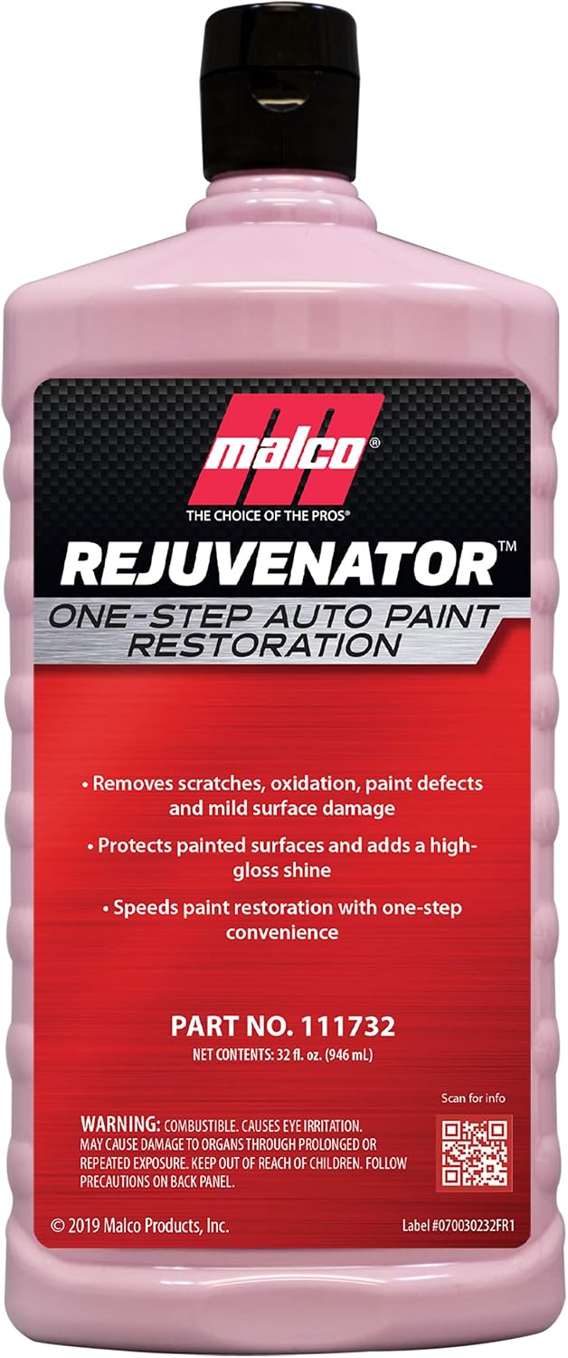 Paint Rejuvenator - One Step Rotary Automotive Paint Restoration/Clear Coat Scratch and Swirl Remover/Re-Shine Old