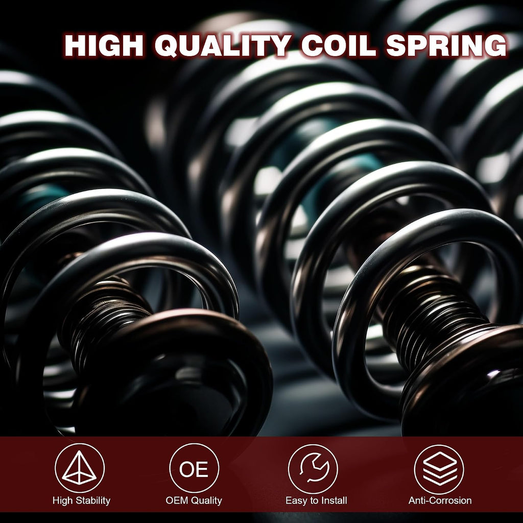 Rear Heavy Duty Coil Springs Compatible with 2009-2018 Ram 1500 2WD 4WD, Provide Extra 70% Load Capacity (2700 pounds per coil)