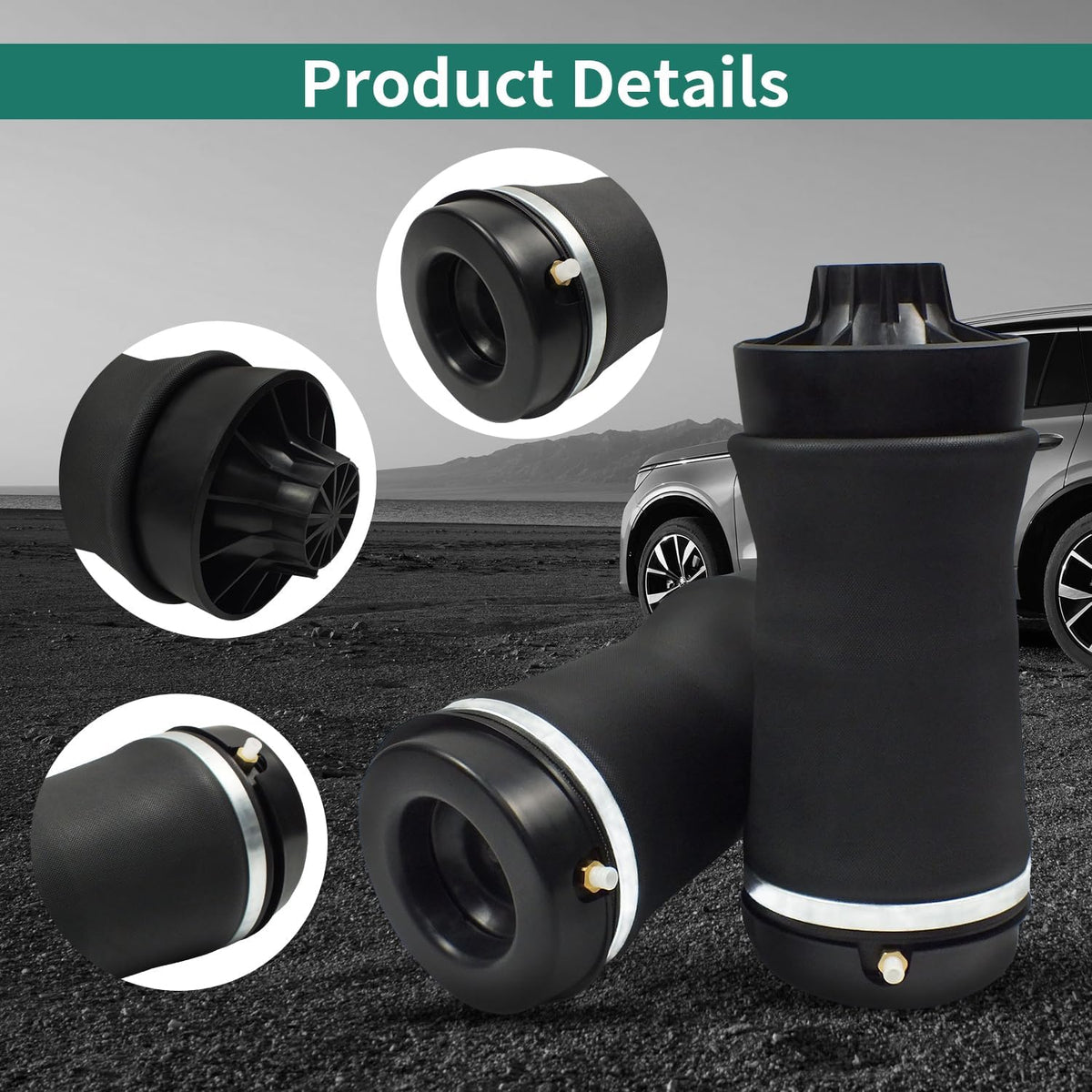 Pair Rear Air Bags for Trucks Suspension Kit Compatible with Jeep Grand Cherokee 2011 2012 2013 2014 2015 68029912AE 68029911AB 68029912AC 68029912AD, Rear Air Springs Left & Right