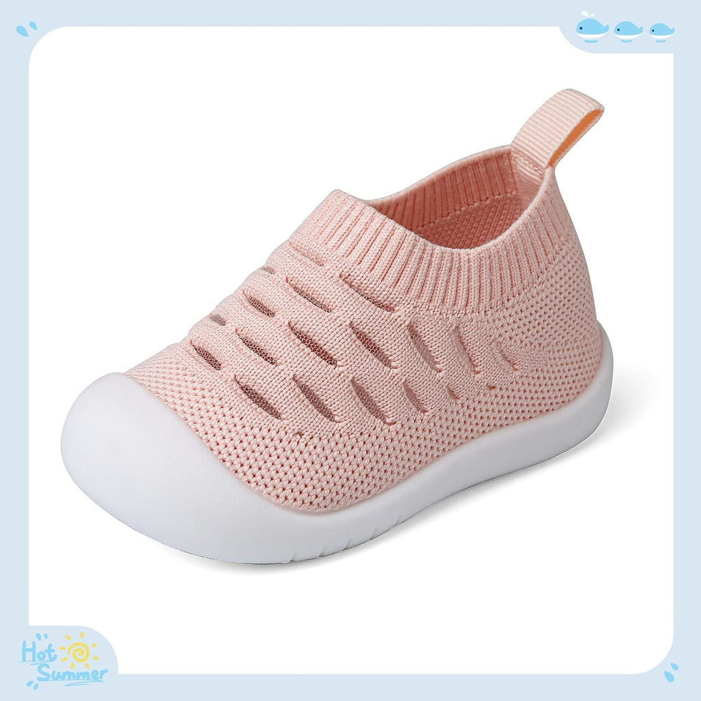Baby First Walking Shoes Toddler Infant Boys Girls Baby Sneakers Breathable Non-Slip Indoor Floor Baby Sock Slipper