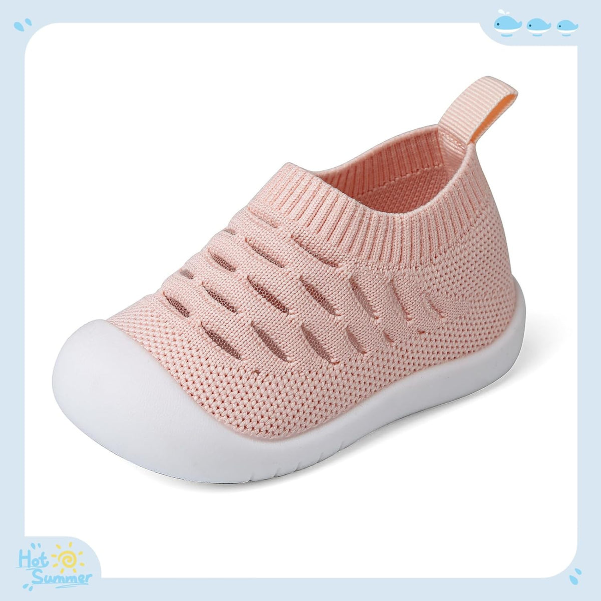 Baby First Walking Shoes Toddler Infant Boys Girls Baby Sneakers Breathable Non-Slip Indoor Floor Baby Sock Slipper