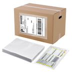 Packing List Envelopes, Clear 7.5" x 5.5" Self Adhesive Shipping Labels Envelope Pouches (500 Pack)