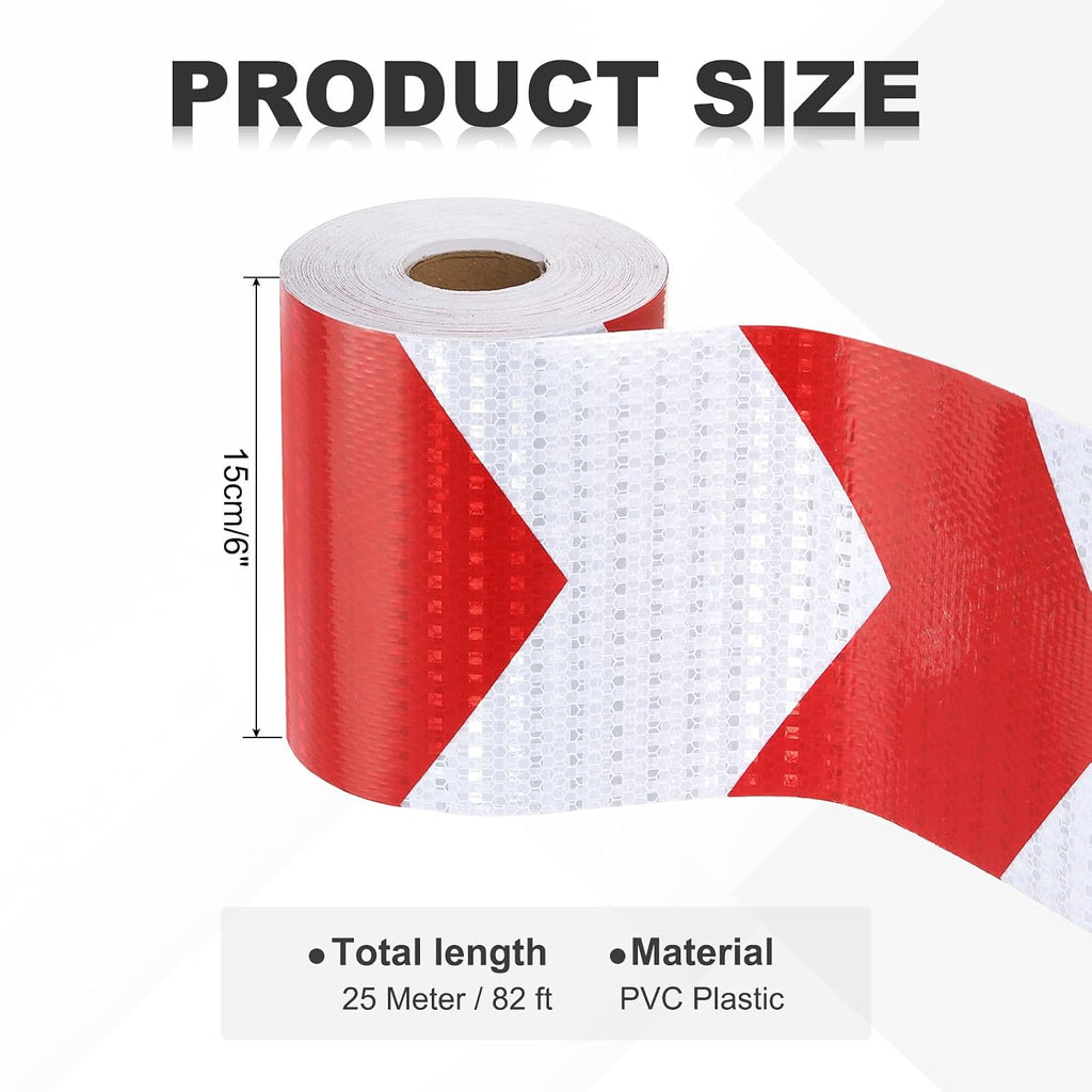 Reflective Tape 6 in x 82 ft Warning Safety Sticker