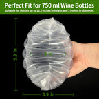 30 Pack Wine Bags for Travel, Inflatable Bottle Protector Sleeve