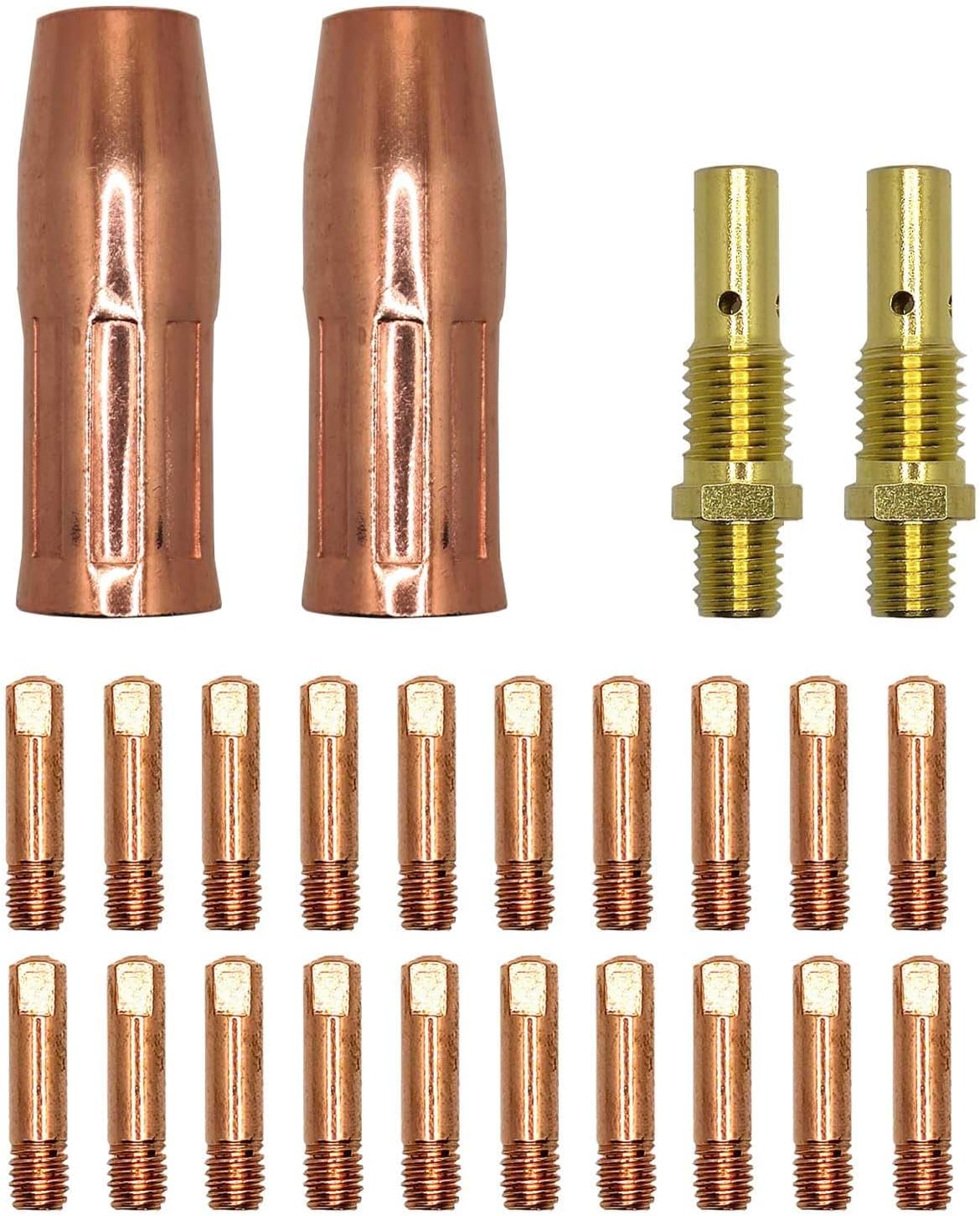 MIG Welder Nozzle Tips .030", Compatible with Lincoln and More