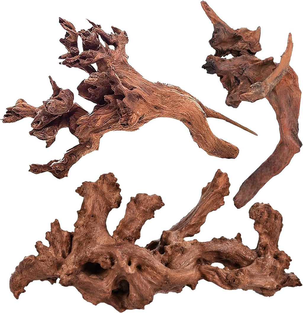 3 PCS Natural Driftwood for Aquarium Decor Fish Tank Decorations