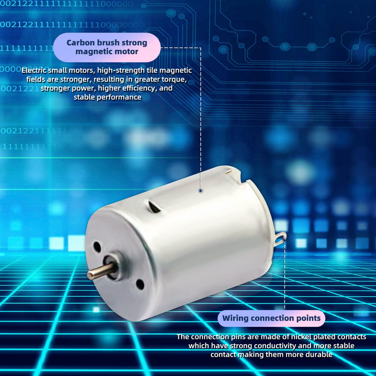 8Pack DC Motor 3V-12V 280 Micro Motor for DIY Airplane RC Boat Toys
