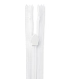 30 Inch Invisible Zipper Nylon White Zipper for Crafts and Sewing