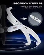 OMT 3" 4" 6" Gear Puller Set, 3 Jaw Puller with Reversible Jaws