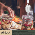 Bubble Airlock Set, 3 Airlocks for Fermenting, 3 Drilling #6 Stoppers and 6 Airlock Grommets, Used for Brewing Wine