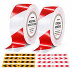 Reflective Tape 2 Inch × 82 Feet Warning Safety Sticker Night Reflectors