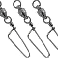 Fishing Snap Swivels Ball Bearing Swivels Fishing Tackle Saltwater & Freshwater Coast-Lock Lure Snap Clips Terminal