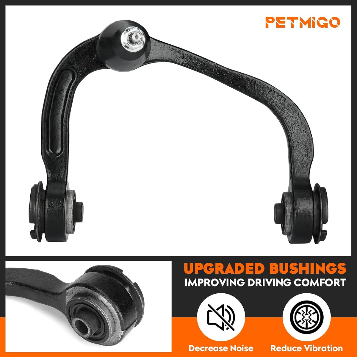 Front Suspension Upper Left Driver Side Control Arms Fit for Ford Expedition 2007-2017,2022, F150 2004-2014(No Raptor; 2004: New Body Style), for Lincoln Mark LT 2006-2008, Navigator 2007-2017