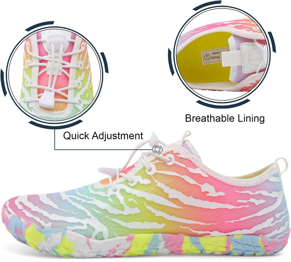 Swim Water Shoes for Women Men Quick Dry Barefoot Aqua Sneakers Shoe for Beach Hiking Diving Boating River Outdoor